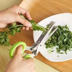 Ciseaux de cuisine en acier inoxydable à 5 couches